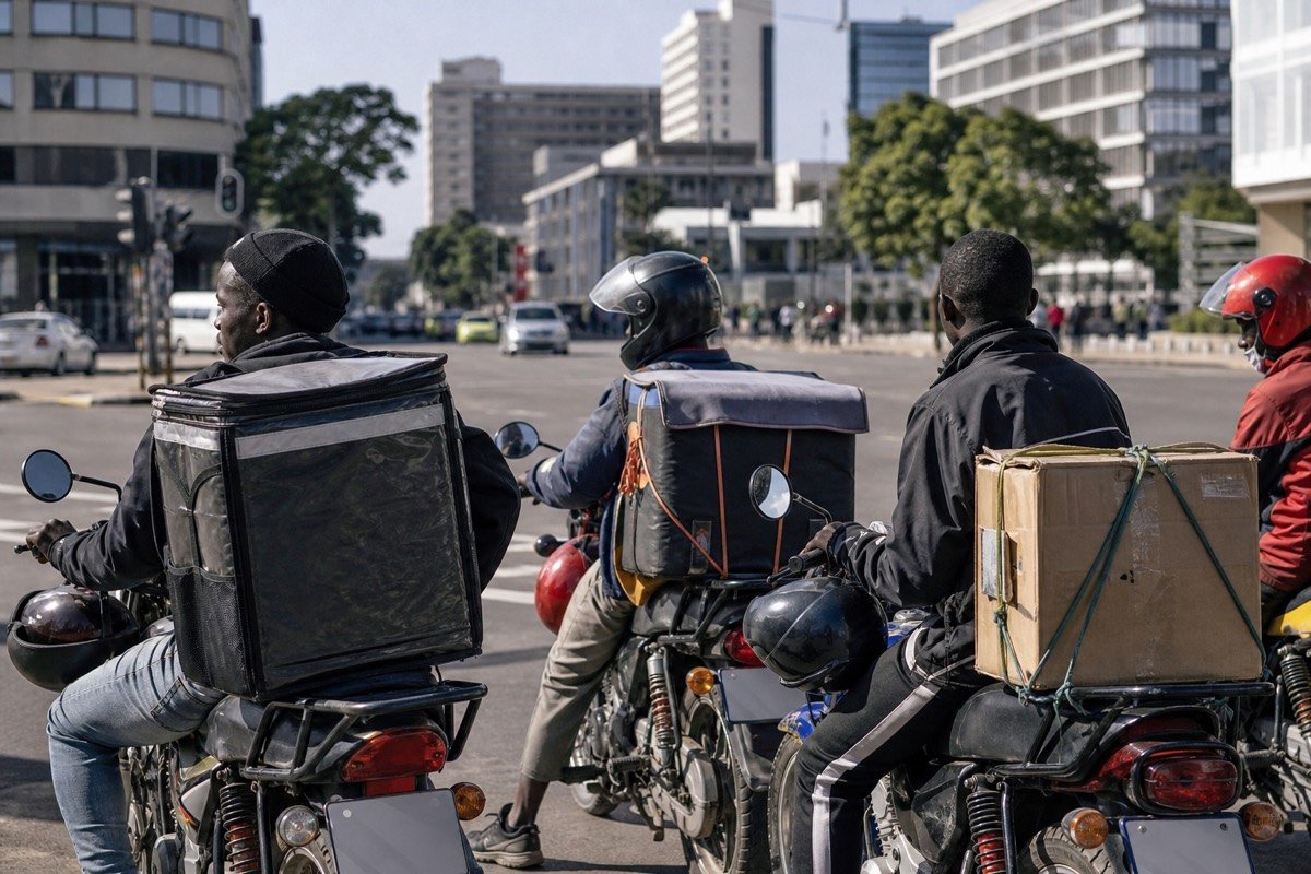 Livreurs Eleyca Delivery sur le terrain